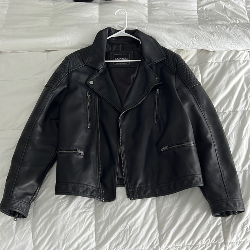 Cargo Leather Jacket.